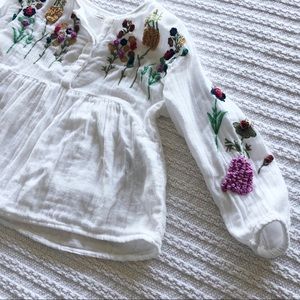 Zara kids boho blouse